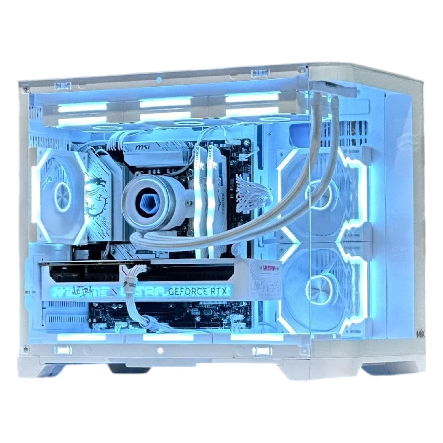 PC Gaming HMPC White 12 | Intel Core I5 12400F \ RTX 5060 8GB \ B760 \ RAM 16GB \ SSD 256GB