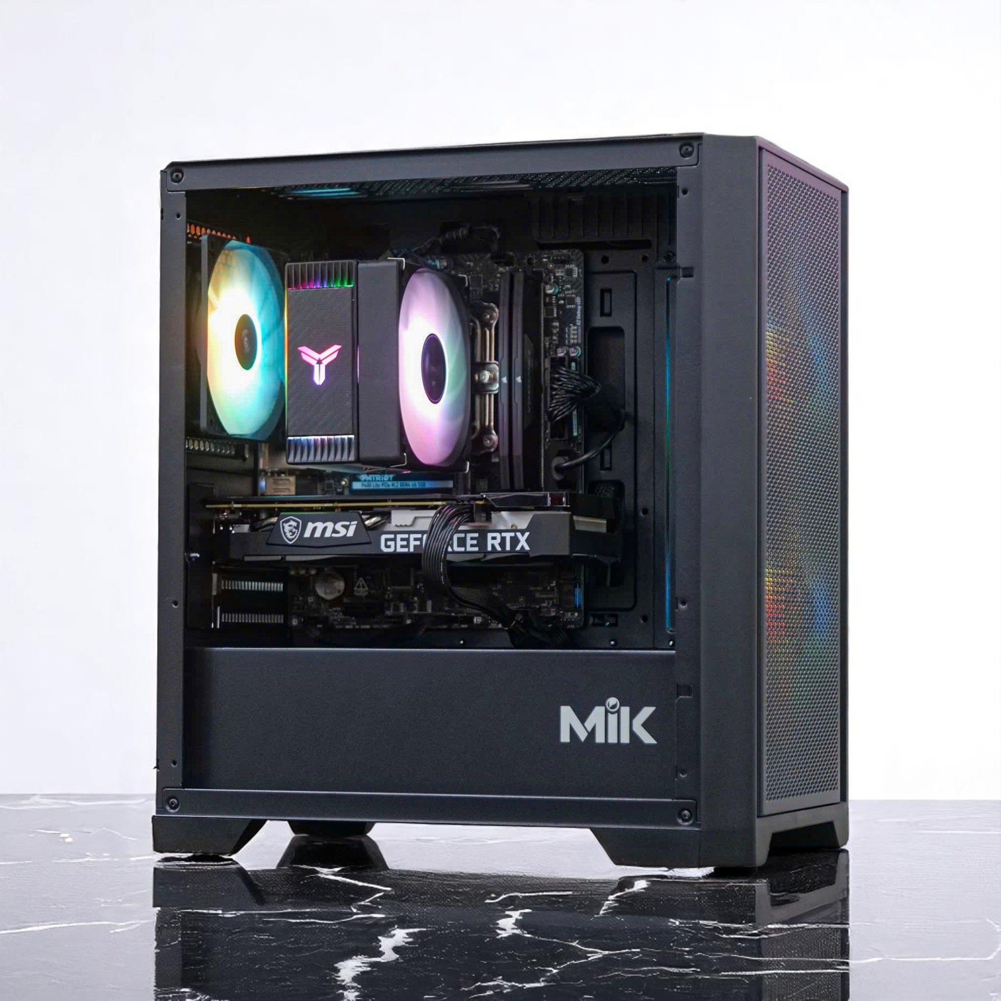 PC Đồ họa HMPC Shadow Fang | Intel Core I5 12400F\ RTX 3060 12G\ B760 \ RAM 32GB\ SSD 500GB