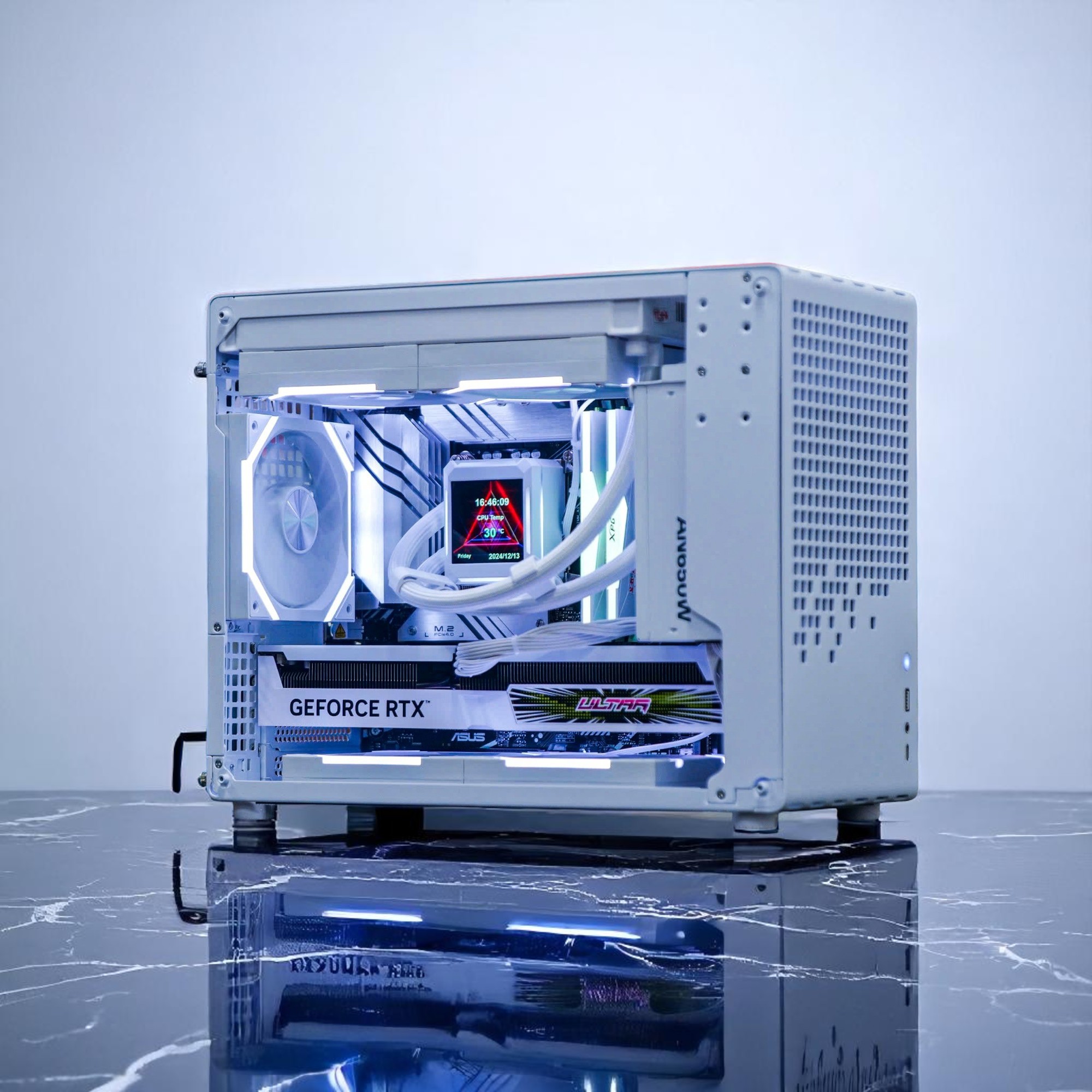 PC Gaming HMPC Frostbyte Zero | Intel Core I5 12400F\ RTX 5060 8G\ B760  \ RAM 16GB\ SSD 256GB
