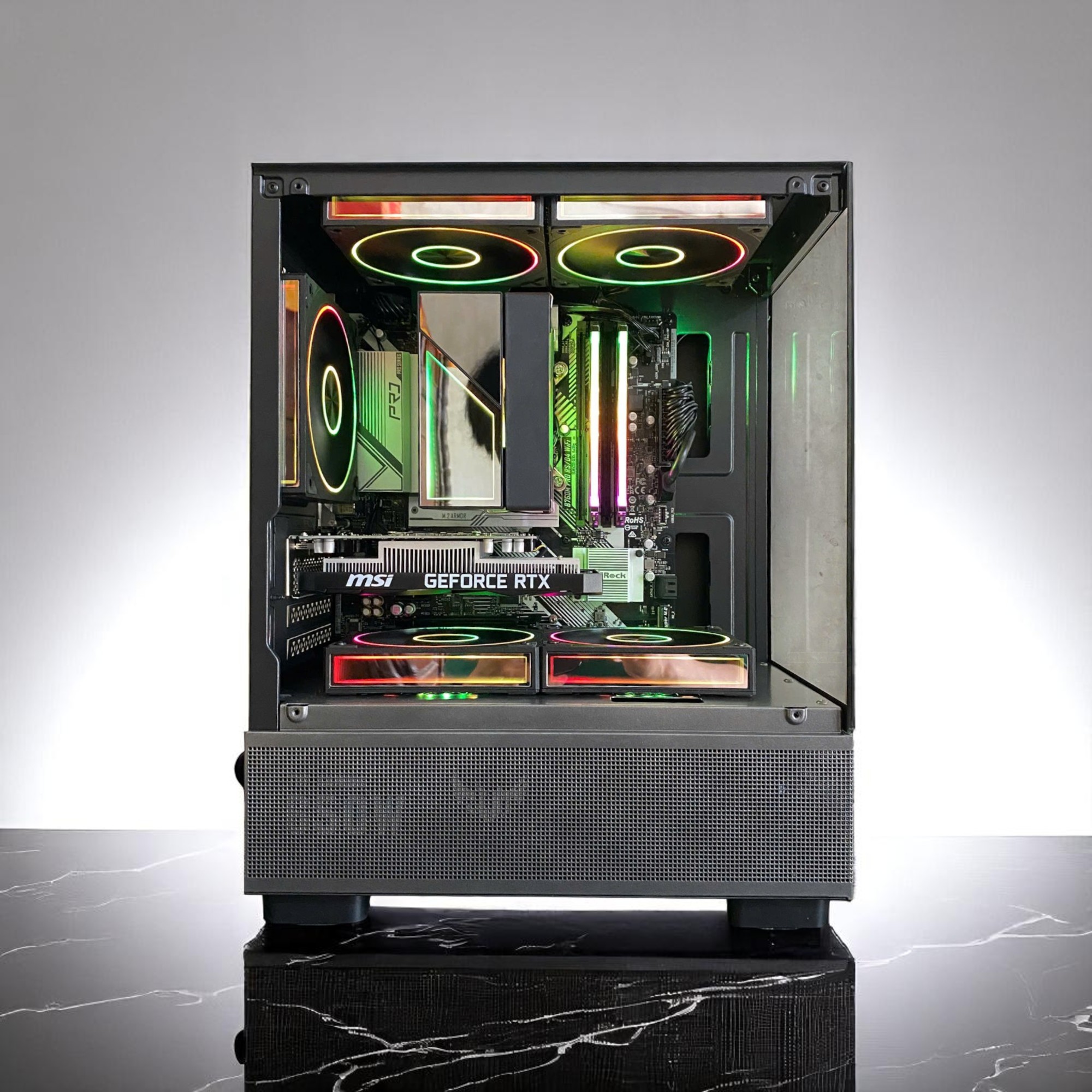 PC Gaming HMPC Waiting VGA | Intel Core I5 12400F\ RTX 3050 6G\ B760 Wifi \ RAM 32GB\ SSD 1TB