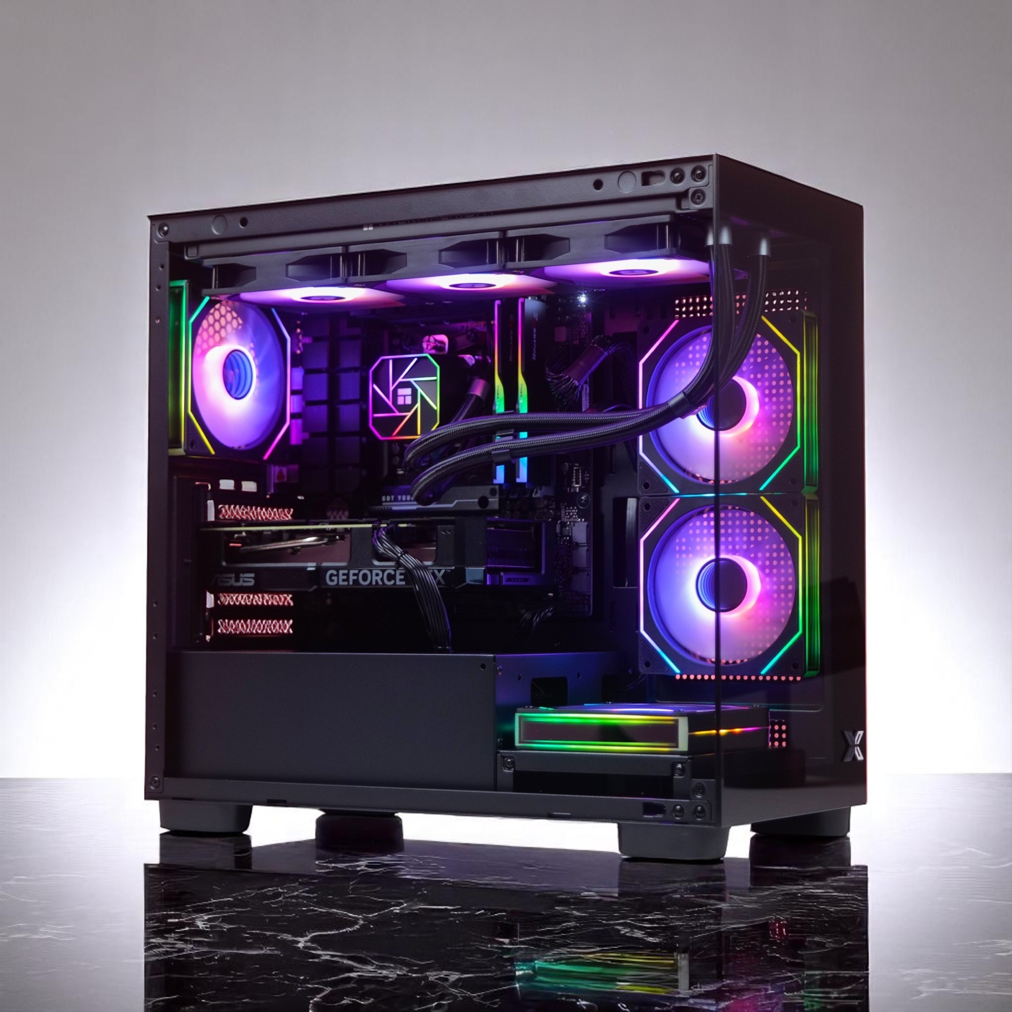 PC Gaming HMPC CyberNova | Ryzen 7 7800X3D\ RTX 5060 8GB\ B650 \ RAM 32GB\ SSD 512GB