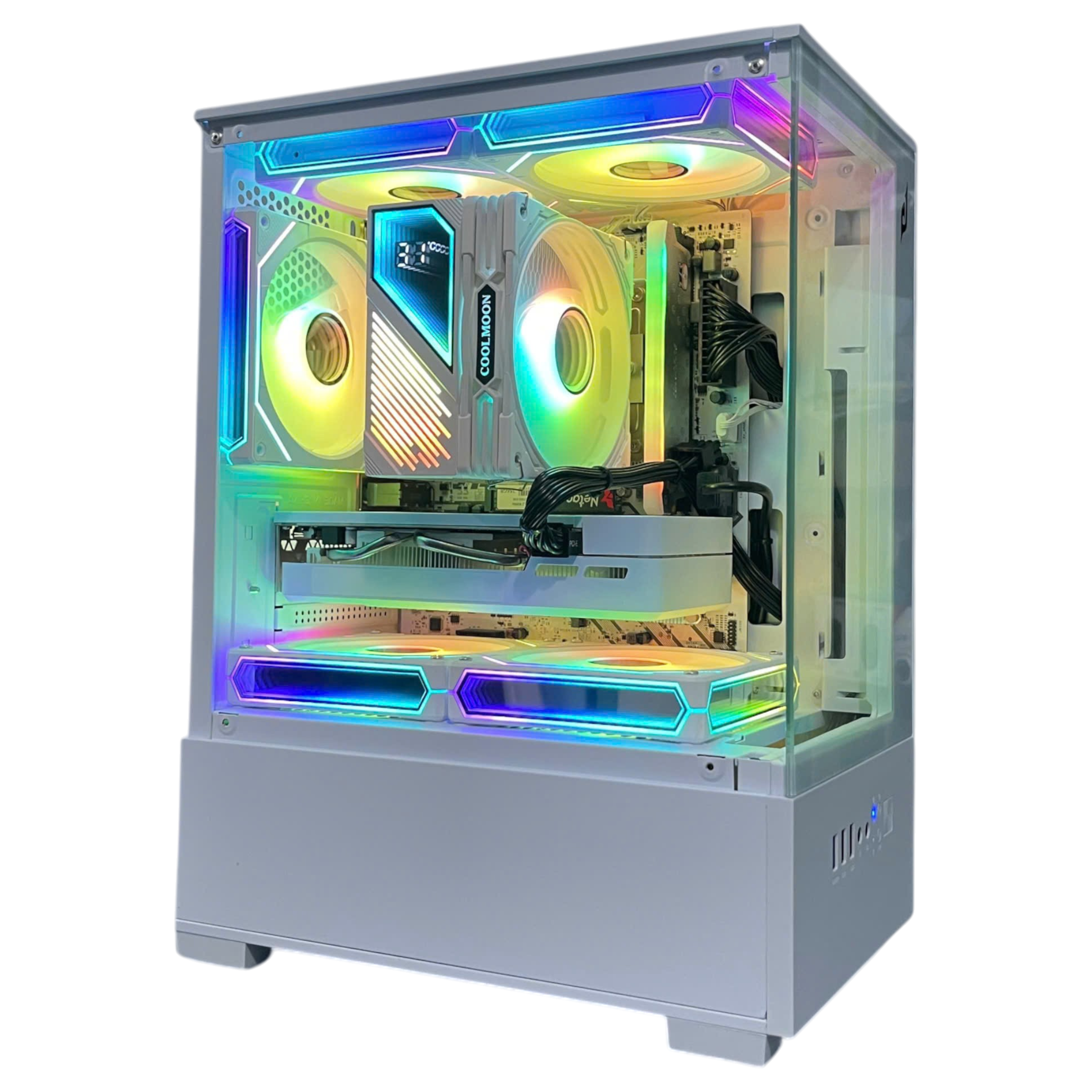 PC Gaming FrostFlare Nova | Intel Core I3 12100F\ RX 580 8G\ B760 \ RAM 16GB\ SSD 256GB