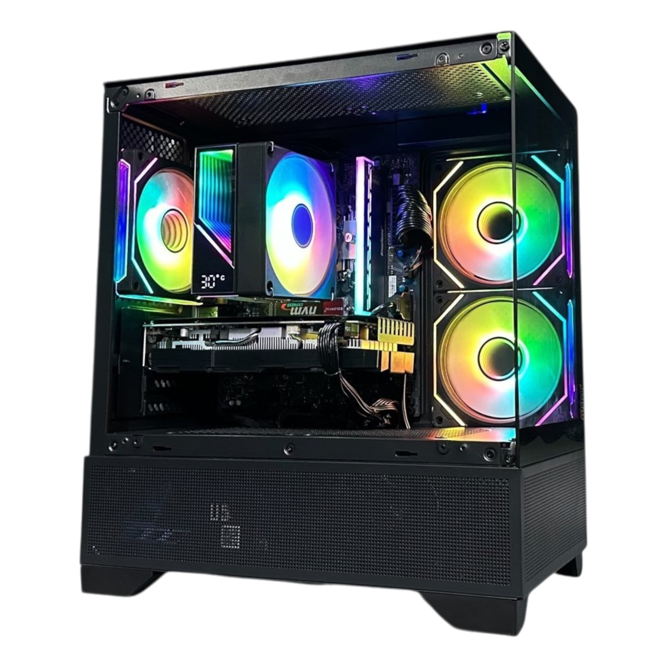 PC Gaming HMPC Air 2 | Intel Core I5 12400F\ GTX 1660 Super\ B760 \ RAM 16GB\ SSD 512GB