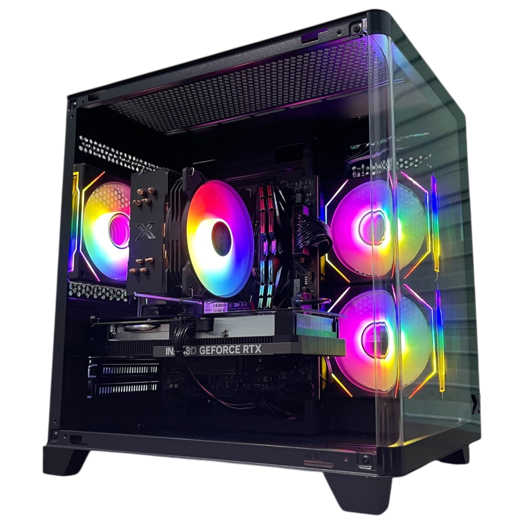PC Gaming HMPC Pano | Intel Core I5 12400F\ RTX 4060 8G\ B760 \ RAM 32GB\ SSD 1TB