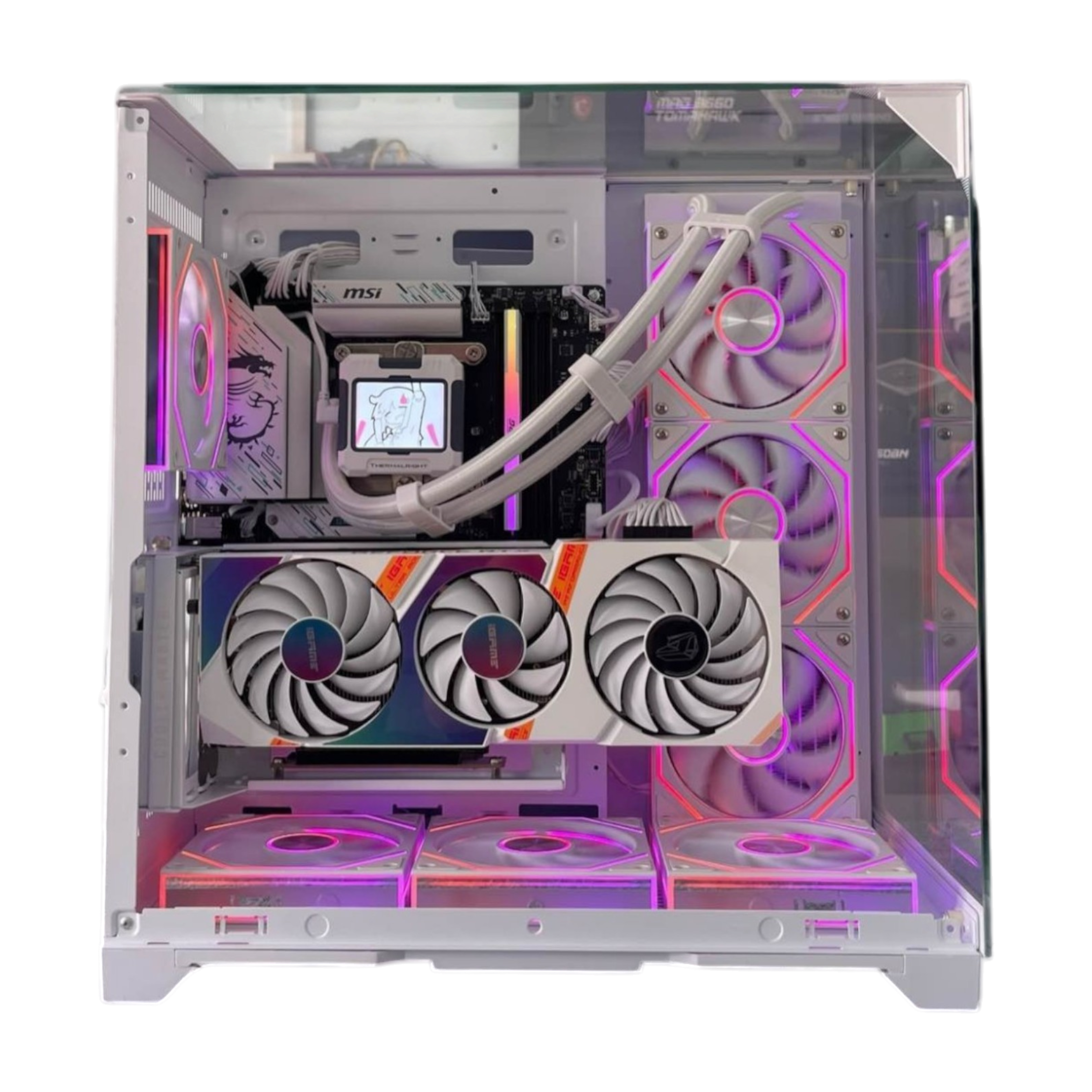 PC Gaming HMPC Ocean | Intel Core I5 14400F\ RTX 3060 12G\ B760 WIFI \ RAM 16GB\ SSD 500GB