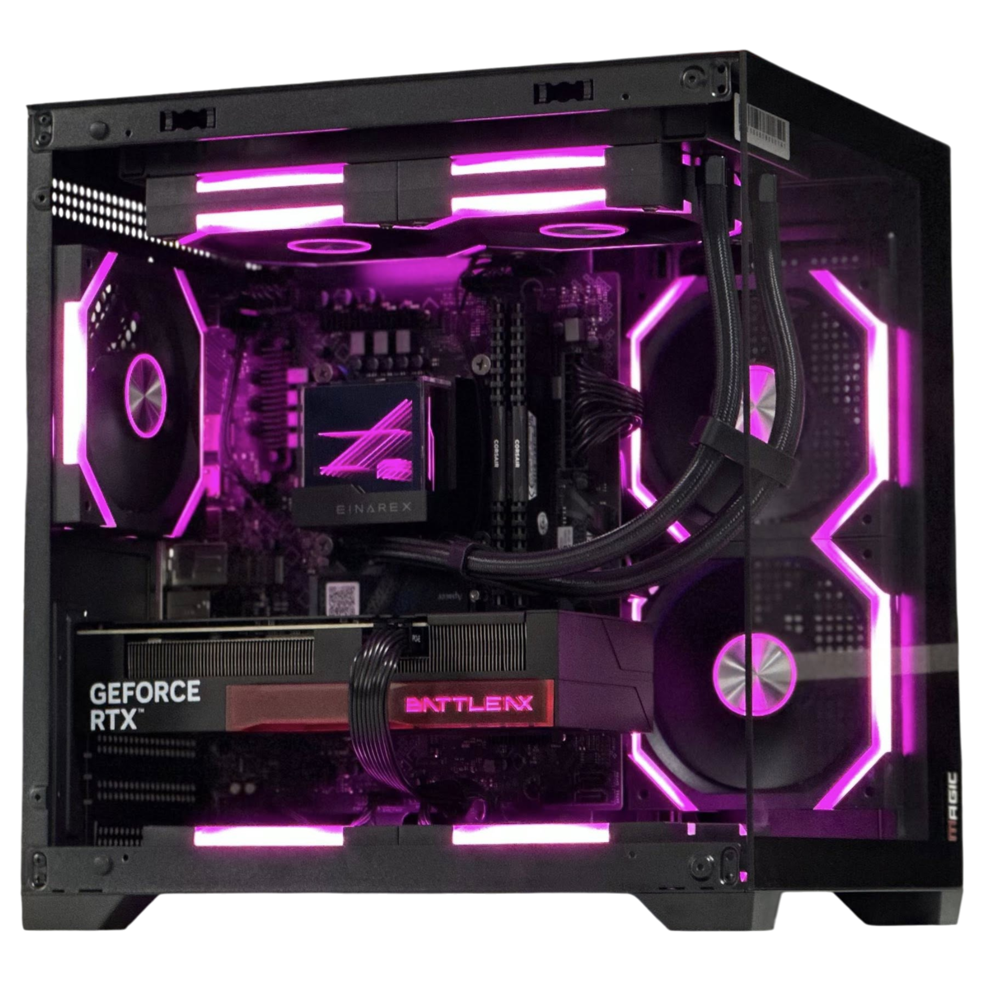 PC Gaming HMPC Aqua 7777 | Intel Core I5 12400F \ RTX 5060 16GB \ B760 \ RAM 16GB \ SSD 1TB