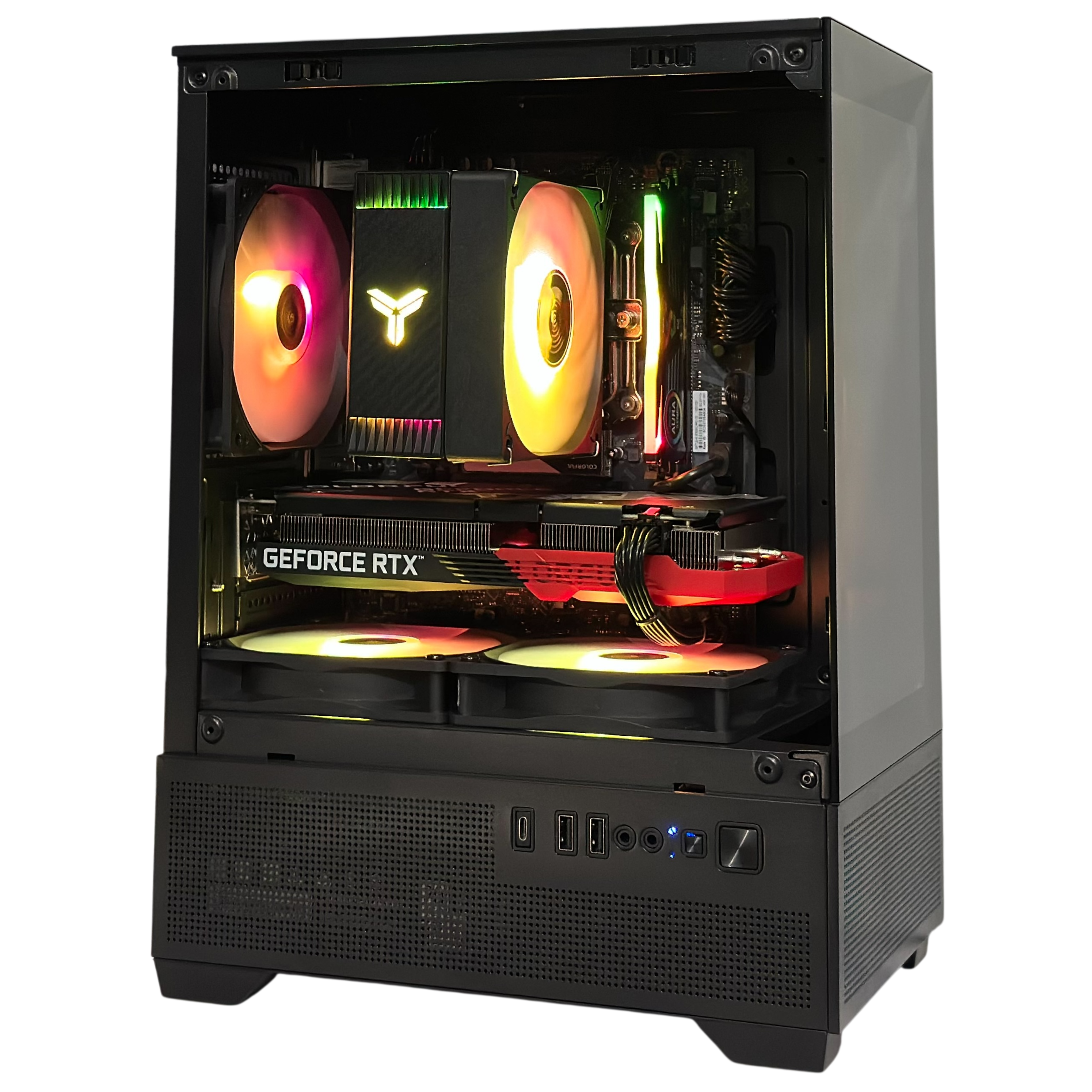 PC Gaming HMPC Aura 7 | Intel Core i5 12400F \ RTX 3060 12GB \ B760 \ RAM 16GB \ SSD 512GB