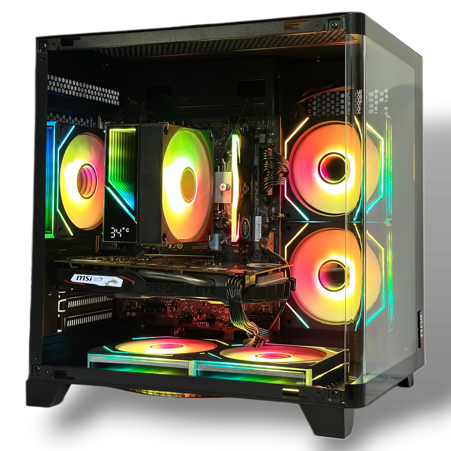 PC Gaming HMPC GM-02 | Intel Core I5 12400F \ GTX 1660 Super NEW \ B760 \ RAM 16GB \ SSD 256GB