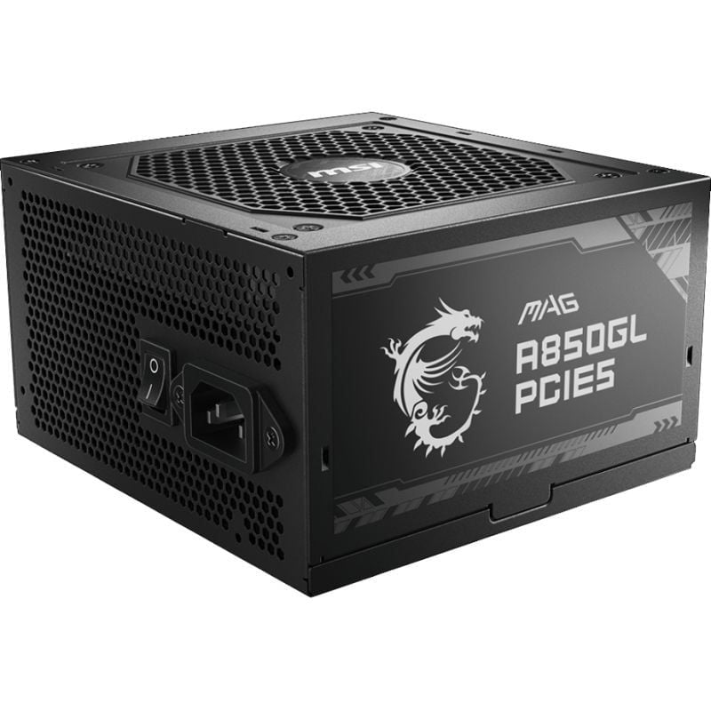 Nguồn MSI MAG A850GL PCIE5 | 850W, ATX 3.1, PCLe 5.1, 80 Plus Gold, Full Modular