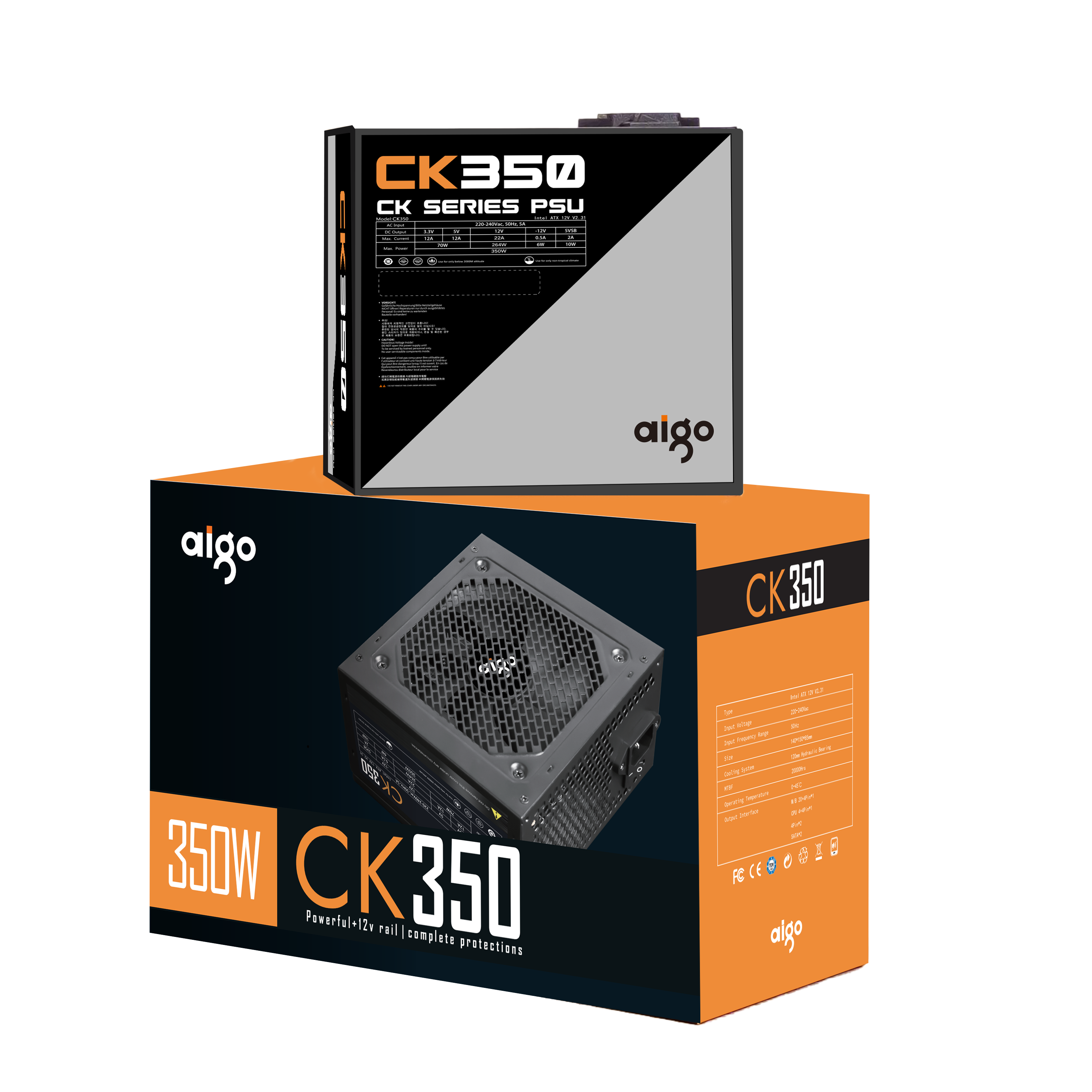 Nguồn máy tính Aigo CK350 350W