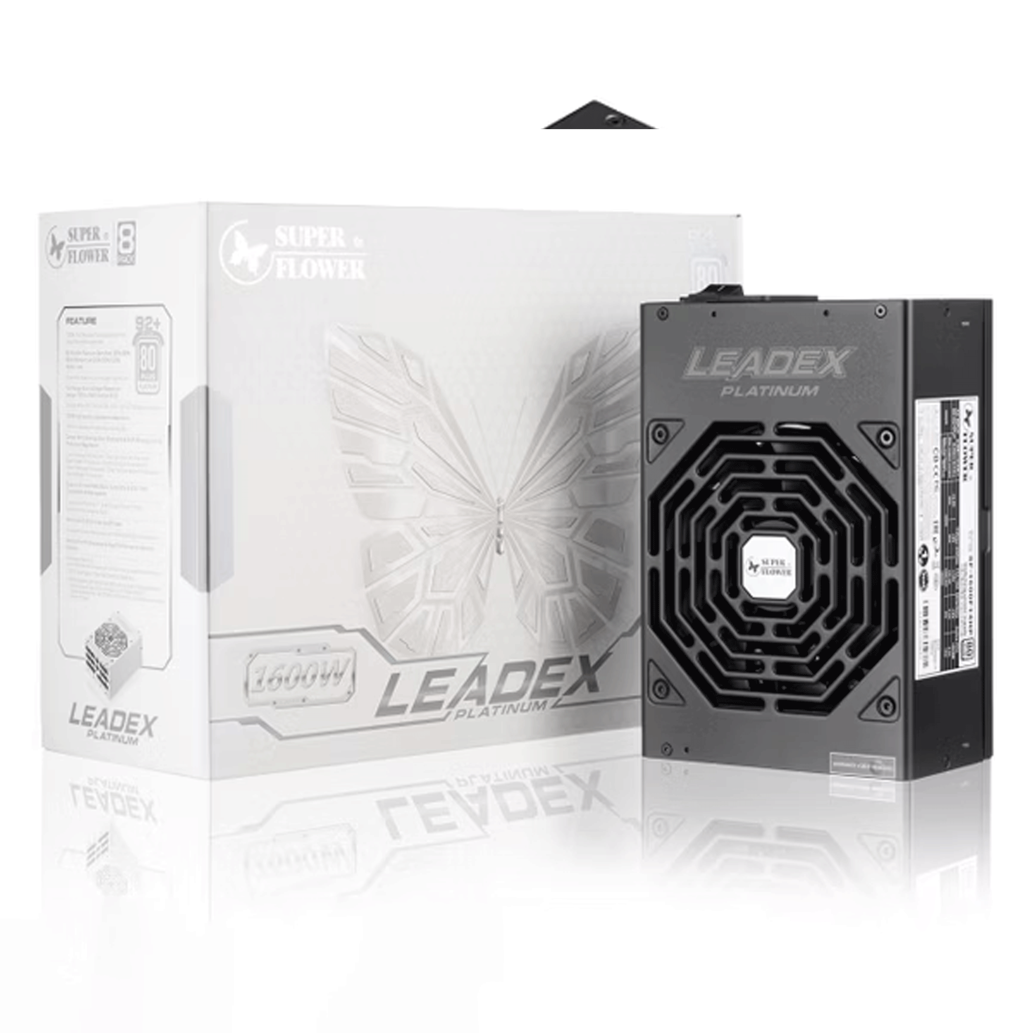 Nguồn máy tính Super Flower Leadex 1600W 80 Plus Platinum (SF-1600F14HP) - Đen | Full Modular, ATX